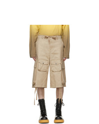 Pantaloncini marrone chiaro di Moncler Genius