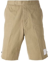 Pantaloncini marrone chiaro di Thom Browne