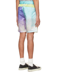 Pantaloncini sportivi effetto tie-dye multicolori di AGR