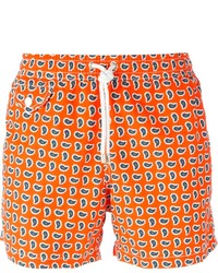 Pantaloncini stampati arancioni di Hartford