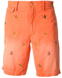 Pantaloncini stampati arancioni di Polo Ralph Lauren
