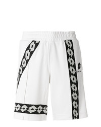Pantaloncini stampati bianchi e neri di Damir Doma