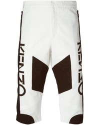 Pantaloncini stampati bianchi e neri di Kenzo
