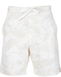 Pantaloncini stampati bianchi di MHI