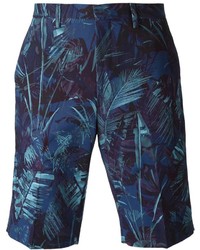 Pantaloncini stampati blu scuro di Paul Smith