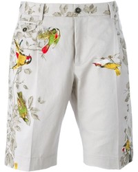 Pantaloncini stampati grigi di Dolce & Gabbana