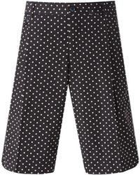 Pantaloncini stampati neri e bianchi di Dolce & Gabbana