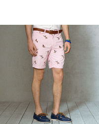 Pantaloncini stampati rosa