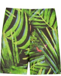 Pantaloncini stampati verdi
