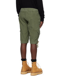 Pantaloncini verde oliva di Greg Lauren