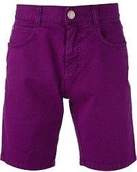 Pantaloncini viola melanzana di Frankie Morello