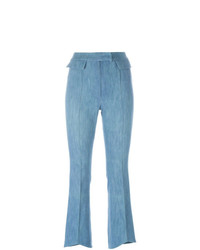 Pantaloni a campana azzurri di John Galliano Vintage