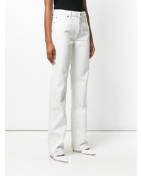 Pantaloni a campana beige di Calvin Klein 205W39nyc
