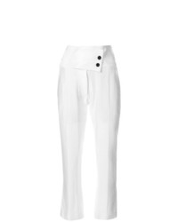 Pantaloni a campana bianchi di Ann Demeulemeester