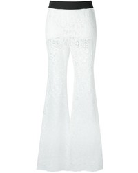 Pantaloni a campana bianchi di Dolce & Gabbana