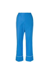 Pantaloni a campana blu di N°21