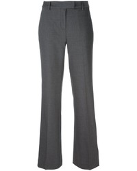 Pantaloni a campana di lana grigio scuro di MICHAEL Michael Kors