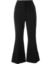 Pantaloni a campana di lana neri di Stella McCartney