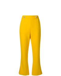 Pantaloni a campana gialli di MSGM