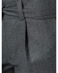 Pantaloni a campana grigio scuro di Saint Laurent