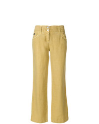 Pantaloni a campana marrone chiaro di Dolce & Gabbana Vintage