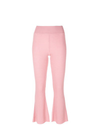 Pantaloni a campana rosa di Cashmere In Love