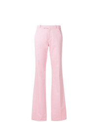 Pantaloni a campana rosa di Etro