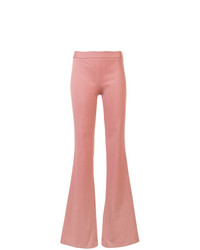Pantaloni a campana rosa di Giambattista Valli