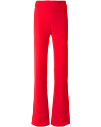 Pantaloni a campana rossi di Giorgio Armani