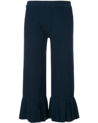 Pantaloni a pieghe blu scuro di 3.1 Phillip Lim