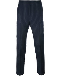 Pantaloni a righe verticali blu scuro di Golden Goose Deluxe Brand