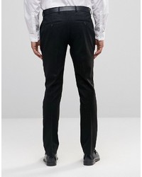 Pantaloni a righe verticali neri di Selected