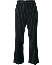 Pantaloni a righe verticali neri di Marc Jacobs