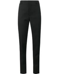 Pantaloni a righe verticali neri di Saint Laurent