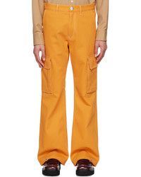 Pantaloni cargo arancioni di Marni