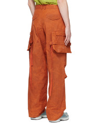 Pantaloni cargo arancioni di Andersson Bell