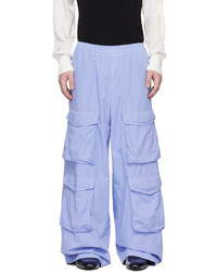 Pantaloni cargo azzurri di Dries Van Noten