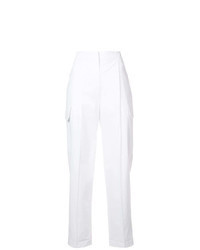 Pantaloni cargo bianchi
