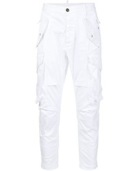 Pantaloni cargo bianchi di DSQUARED2