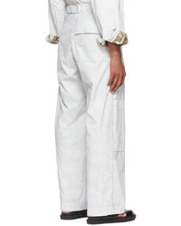 Pantaloni cargo bianchi di Dries Van Noten