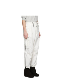 Pantaloni cargo bianchi di Random Identities