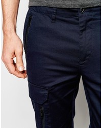 Pantaloni cargo blu scuro di Asos