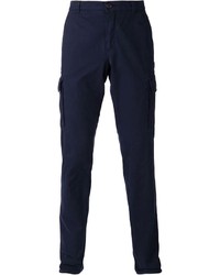 Pantaloni cargo blu scuro di Brunello Cucinelli