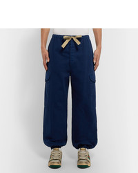 Pantaloni cargo blu scuro di Gucci