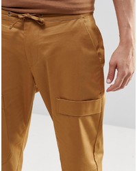 Pantaloni cargo marrone chiaro di Asos