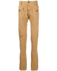 Pantaloni cargo marrone chiaro di DSQUARED2