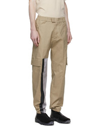 Pantaloni cargo marrone chiaro di A-Cold-Wall*