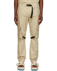Pantaloni cargo marrone chiaro di Off-White
