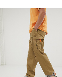 Pantaloni cargo marrone chiaro di Reclaimed Vintage