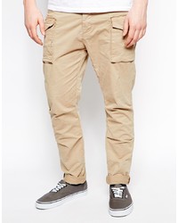 Pantaloni cargo marrone chiaro di Selected